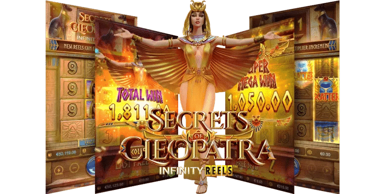 4.เกมส์สล็อต Secrets of Cleopatra สล็อตคลีโอพัตร